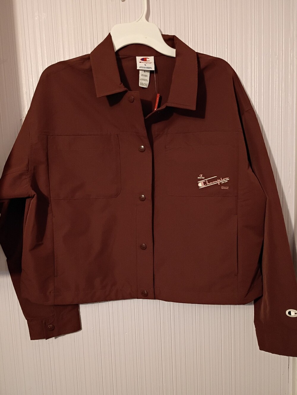 NWOT Champion Women's Snap Front Top Jacket Size Large